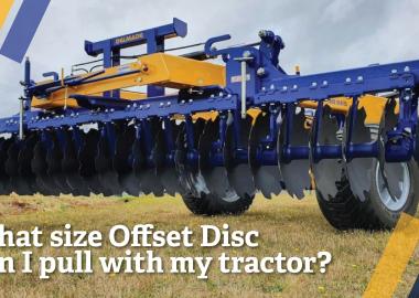 What size Offset Disc can I pull with my tractor?