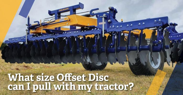 What size Offset Disc can I pull with my tractor? image
