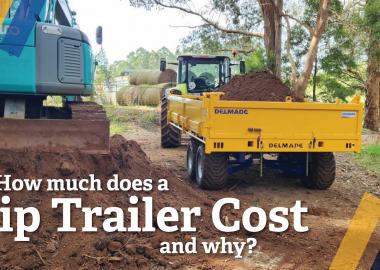 How much does a farm tip trailer cost and why?